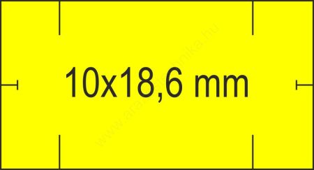 10x18,6mm citrom árazószalag u.gy.