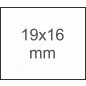 19x16mm - METO EC 1619 eredeti árazószalag