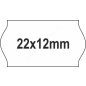 22x12mm METO árazógépszalag (2)