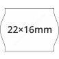 METO 22x16mm árazószalag (1200 db/tek) EC1622
