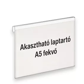 Laptok ládára - A5 fekvő PET