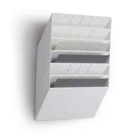   FLEXIBOXX fali A4 fekvő proskektustartó 6 rekeszes - fehér (1709785010)