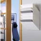   FLEXIBOXX fali A4 fekvő proskektustartó 6 rekeszes - fehér (1709785010)