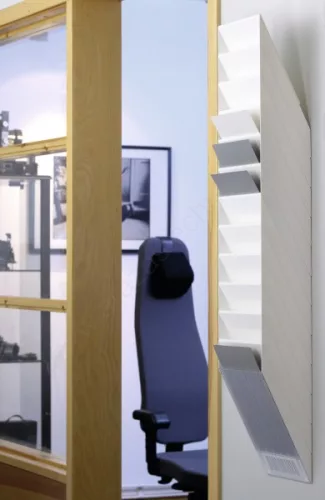 FLEXIBOXX fali A4 álló proskektustartó 12 rekeszes - átlátszó (1709763400)