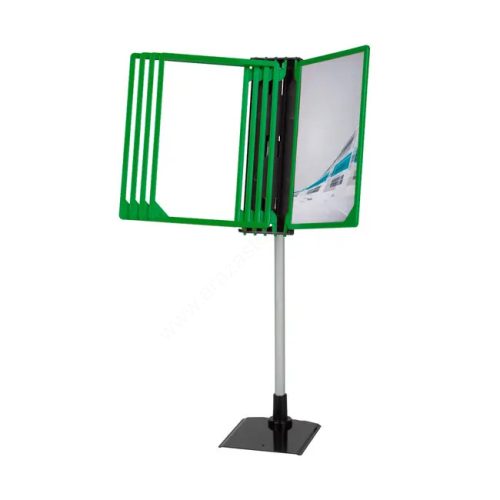 Kasszainfó 5xA4 ZÖLD INFOSIGN keret + PVC