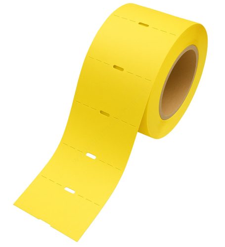 Polccímke 80x40mm THERMO - citrom (1.000db/tek)