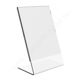 A6 álló laptok - döntött asztali plexi (2mm plexi)