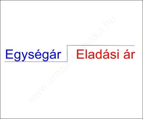METO EC 1619 kétsoros árazógép - KIFUTOTT
