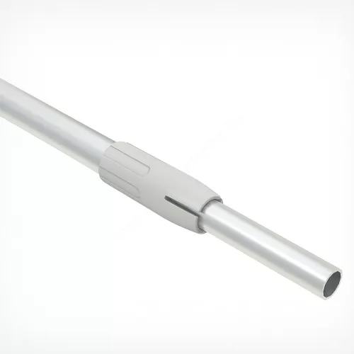 Információs állvány A4 PIROS keret+PVC (35-55cm ezüst szár)