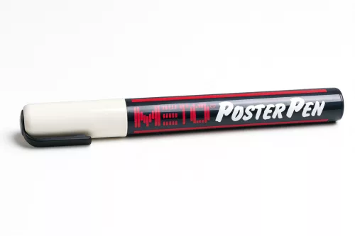Folyékony kréta - FEHÉR (2- 5mm) Poster Pen - vízálló