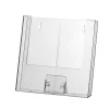 Prospektustartó asztali-fali A4 plexi