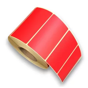 58x40mm TH címke PIROS (P032) (1.000db/40)