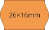 26x16mm NARANCS ORIGINAL árazócímke