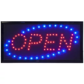 LED tábla Securit – OPEN