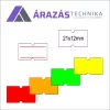 21x12mm Original árazócímke  - piros csík (1.000db/tek)