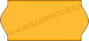 26x12mm ORIGINAL - FLUO narancs árazószalag (1400db/tek)