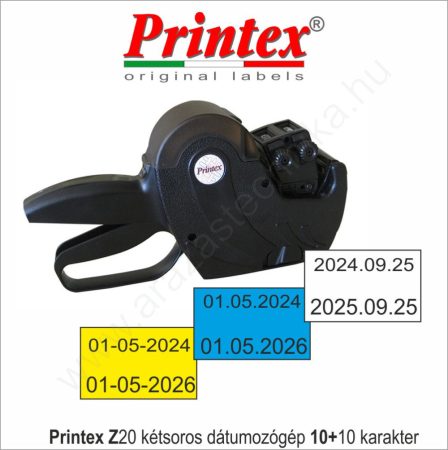 PRINTEX Z20 kétsoros - dátumozógép (10+10 karakter)