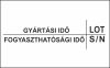 PRINTEX Z20 kétsoros - dátumozógép (10+10 karakter)