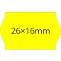 26x16mm FLUO citrom ORIGINAL árazócímke