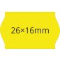 26x16mm FLUO citrom ORIGINAL árazócímke