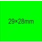 29x28mm fluo zöld Original árazócímke