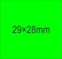 29x28mm fluo zöld Original árazócímke