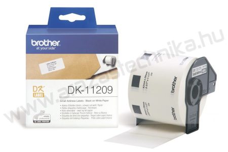 Brother DK-11209 etikett 29mm x 62mm 800db/tekercs