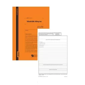   Vásárlók könyve GDPR kompatibilis A4 25x2 lapos álló B.11-1/V/ÚJ