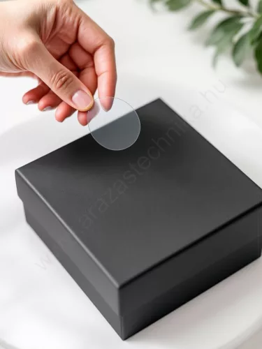20mm átlátszó körcímke - PP CLEAR műanyag lezárócímke (1.000db/40)