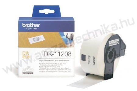 Brother DK-11208 etikett 38mm x 90mm  400db/tekercs
