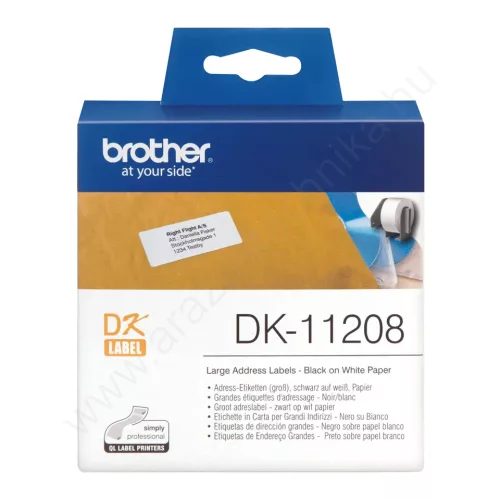 Brother DK-11208 öntapadó címke 38x90mm