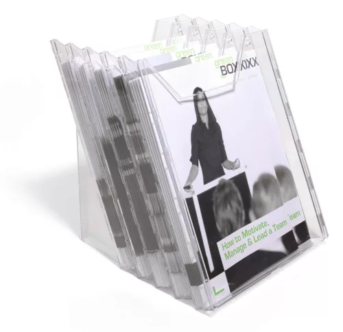 Prospektustartó COMBIBOXX SET XL (8586-19) A4 fali-asztali (5)