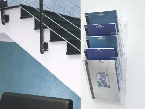 Prospektustartó COMBIBOXX SET XL (8586-19) A4 fali-asztali (5)