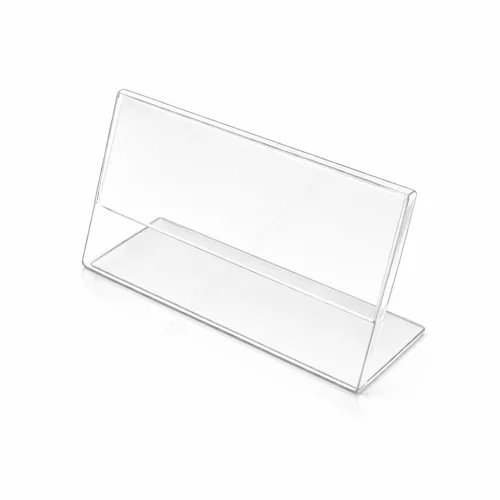 Árcímke tartó plexi 100x55 mm