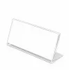 Árcímke tartó plexi 100x55 mm