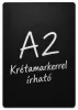 A2 fekete PVC lap (420x594mm) folyékony krétával írható