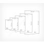A3 fekete PVC lap (297x420mm) folyékony krétával írható
