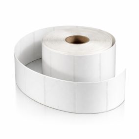 40x25mm DT PP fehér műanyag címke (2.000db/40)