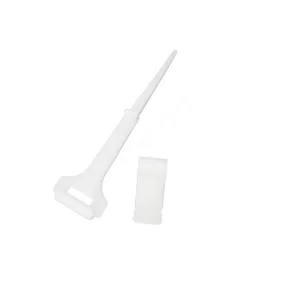 Árkazetta rögzítő - TÜSKE fehér műanyag + ADAPTER