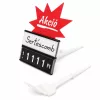 Árkazetta rögzítő - TÜSKE fehér műanyag + ADAPTER