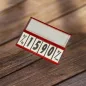 Árkazetta 74x51mm piros-fekete