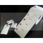 Függő etikett PVC 50x40 mm - időjárásálló etikett - nem öntapadós (10mm függesztő lyuk) (1.000db/tek)