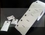 Függő etikett PVC 50x40 mm - időjárásálló etikett - nem öntapadós (10mm függesztő lyuk)