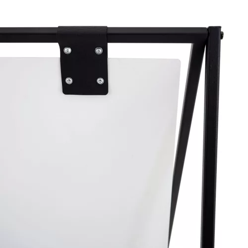 Megállítótábla 60x80cm LENGŐ táblával - FÉM keret