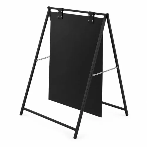 Megállítótábla 60x80cm LENGŐ táblával - FÉM keret