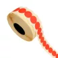 12mm körcímke PIROS jelölőpont (1.400db/tekercs)