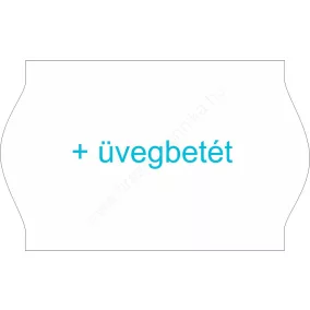 26x16mm ÜVEGBETÉT ORIGINAL árazócímke