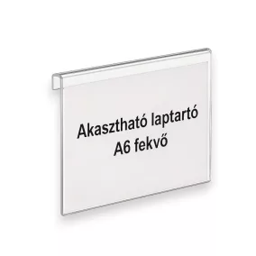Laptok ládára - A6 fekvő PET (20x20mm perem)