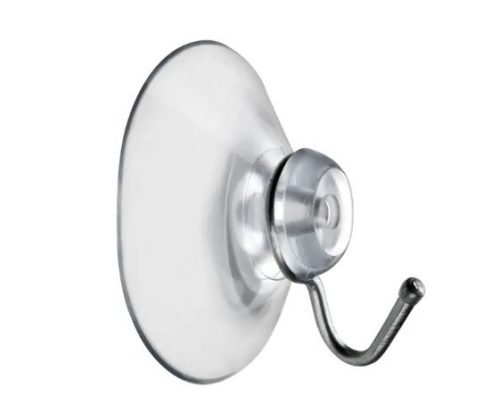 Tapadó korong üvegre - acél kampó (40mm)