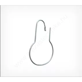   Függesztő "körte" alakú fém akasztó felnyitható